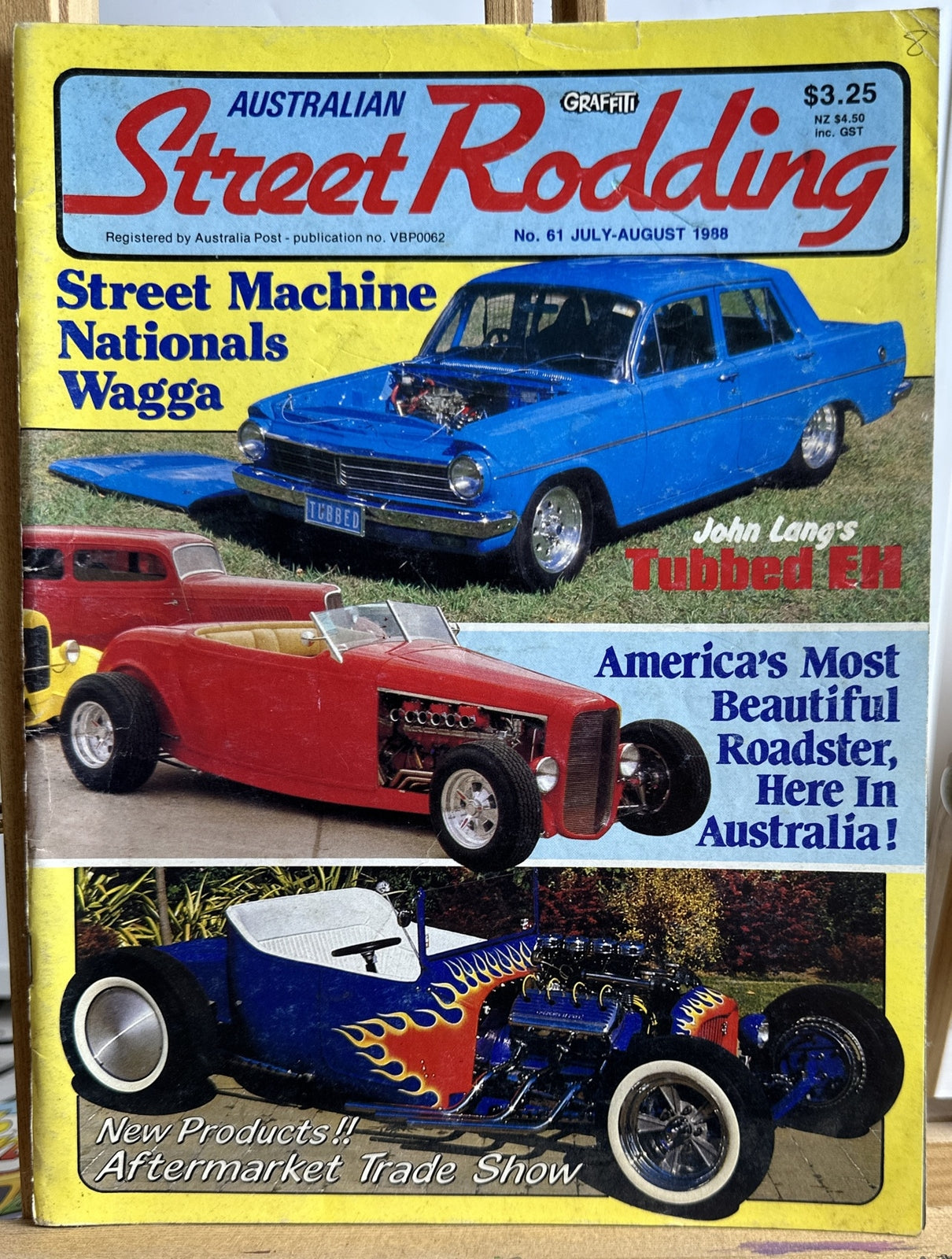 Graffiti Australian Street Rodding Magazine No.61 July/August 1988 In VGC