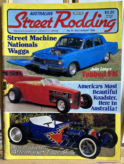 Graffiti Australian Street Rodding Magazine No.61 July/August 1988 In VGC