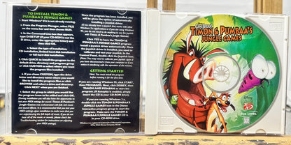 Disney's Timon And Pumbaa's Jungle Games PC Gamebreak In Good Condition 6576
