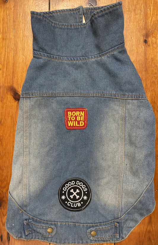 Dog Demion Jacket Medium/Large Size In Good Condition + Free Post