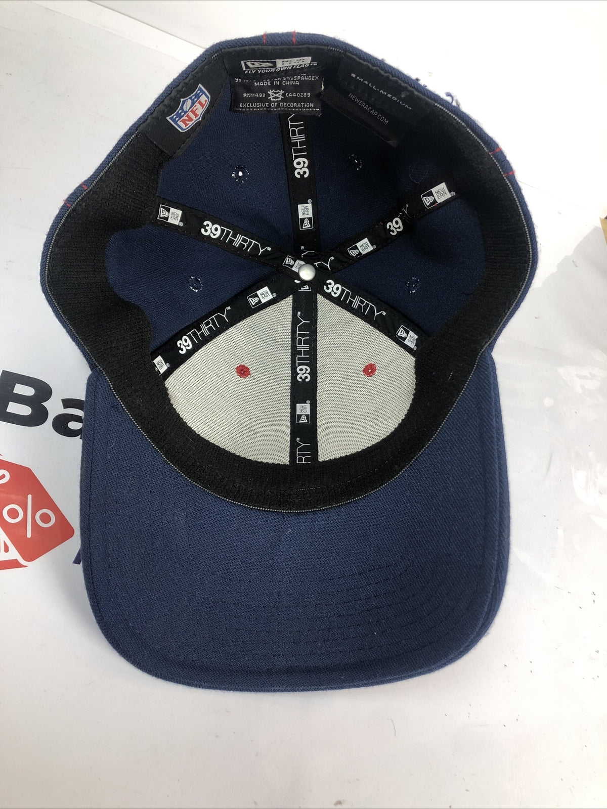 F278 New England Patriots NFL Team Cap / Hat Cap Sizing Small - Medium VGC