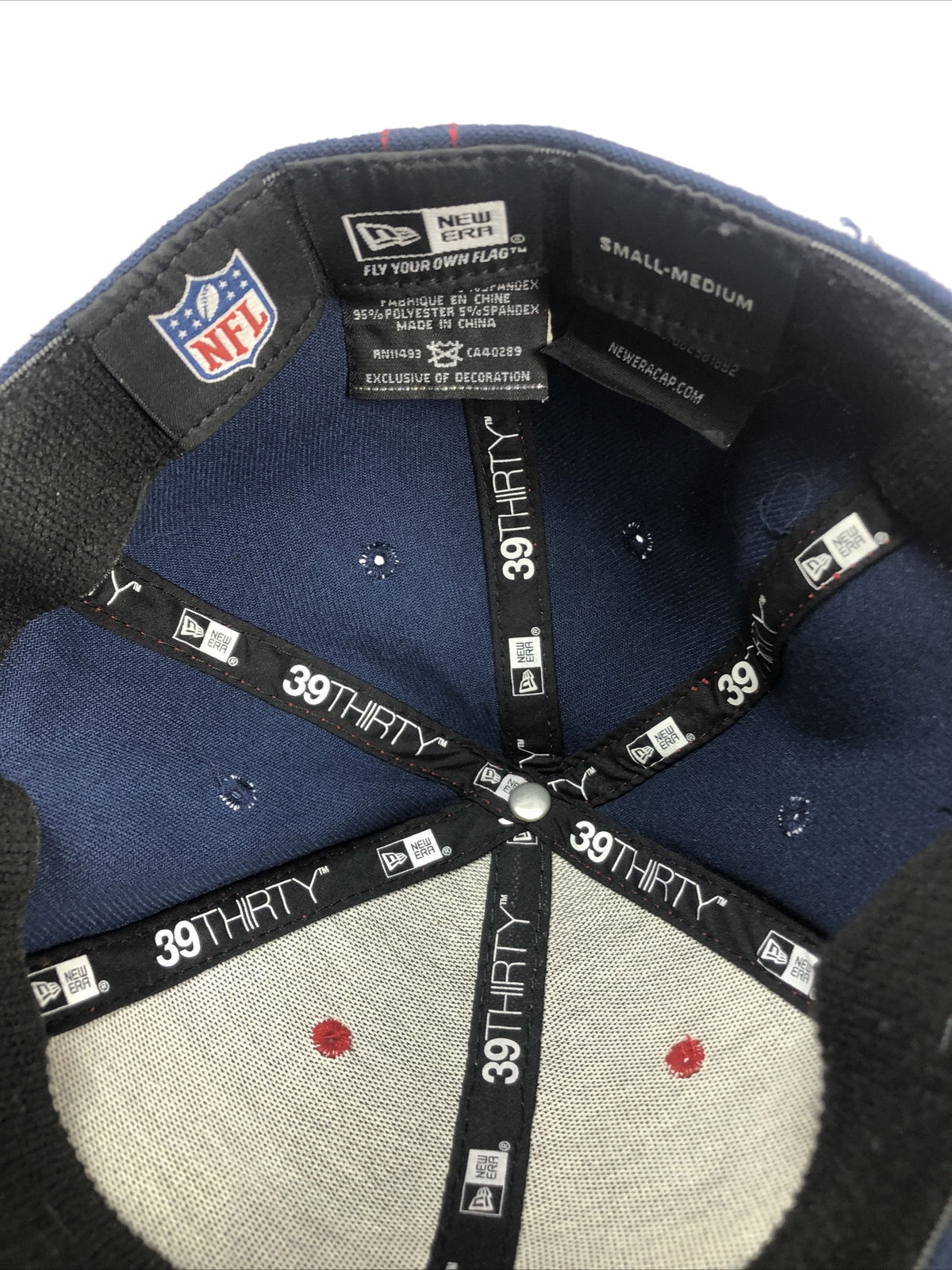 F278 New England Patriots NFL Team Cap / Hat Cap Sizing Small - Medium VGC