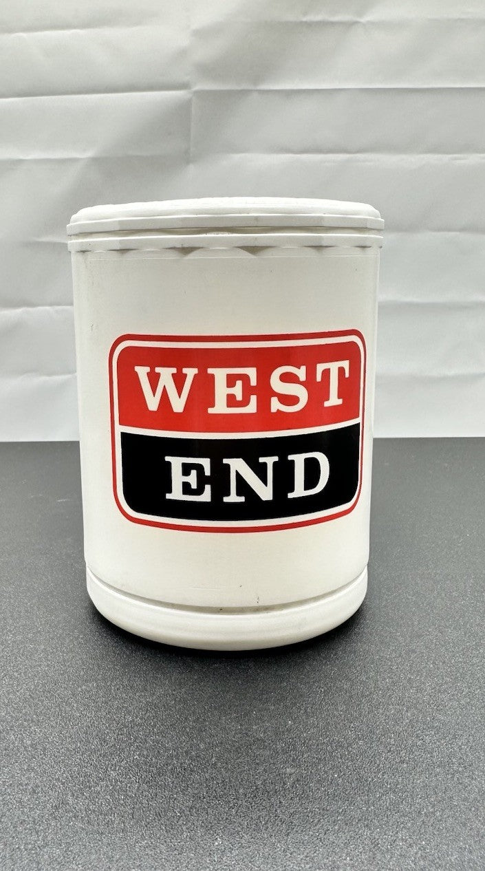 Vintage WEST END BEER Hard Plastic Stubby Holder In Good Condition  9102