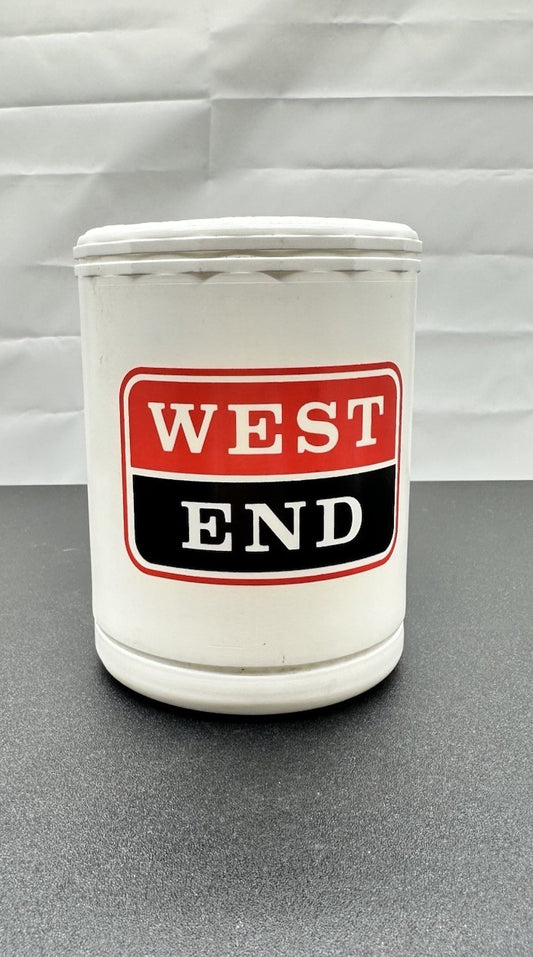 Vintage WEST END BEER Hard Plastic Stubby Holder In Good Condition  9102