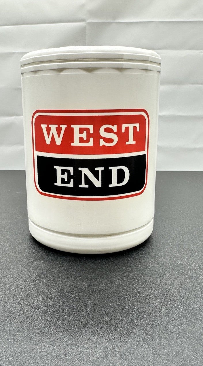 Vintage WEST END BEER Hard Plastic Stubby Holder In Good Condition  9102