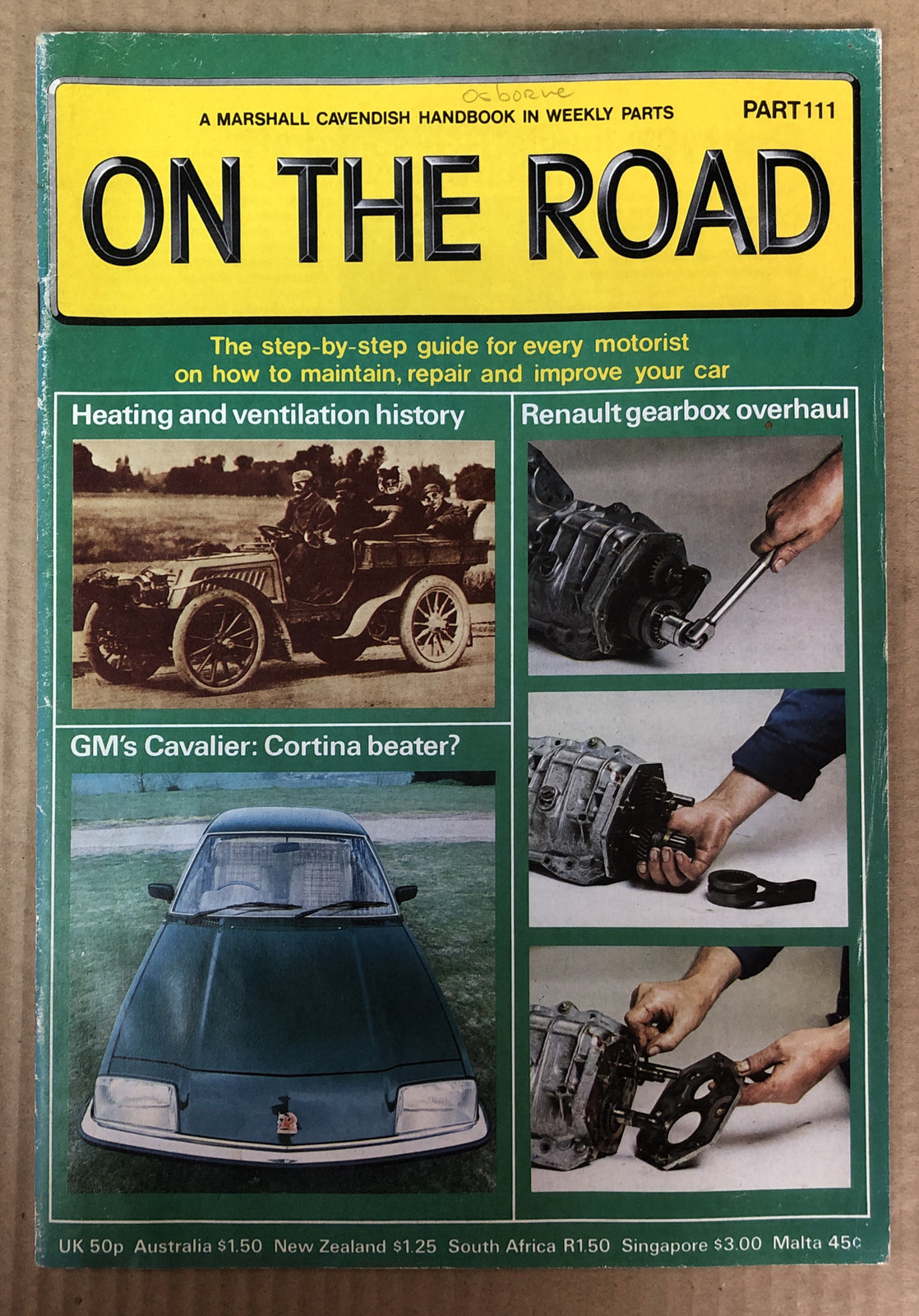 On The Road Part 111 Magazine Vintage In Good Condition