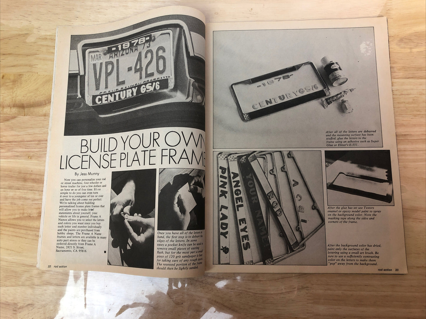Rod Action Volume 7 Number 12 December Vintage Magazine In Good Condition