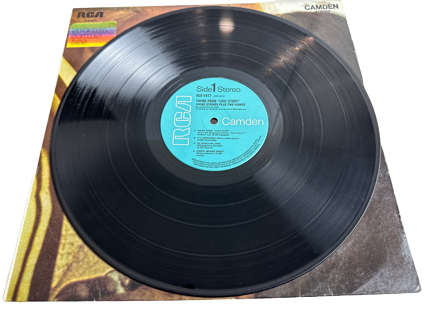 The Theme From Love Story - 12" Vinyl Record 3889