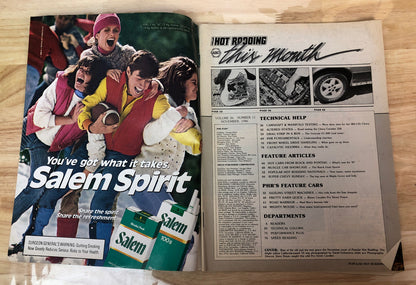 Popular Hot Rodding November 1986 Vintage Magazine In OK Condition