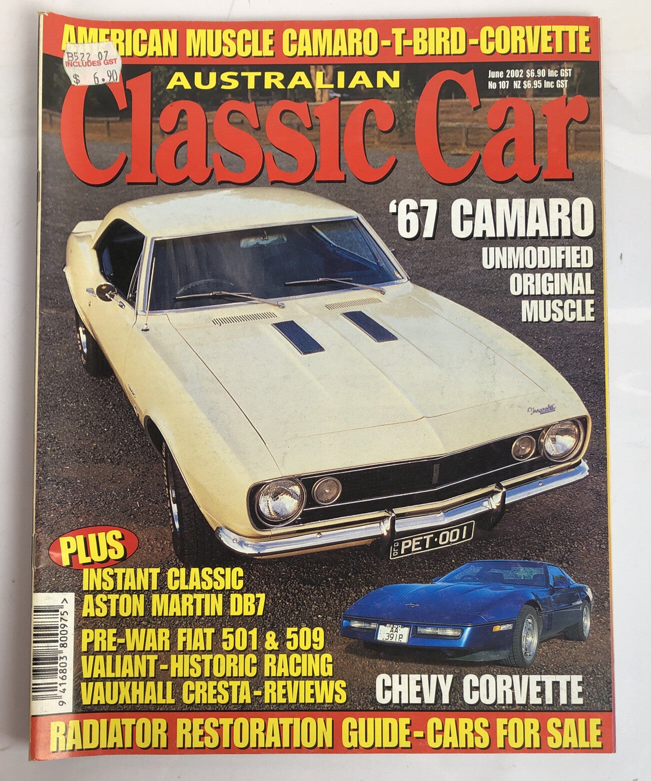 Australian Classic Car June 2002 Magazine Vintage In Good Condition