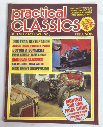 Practical Classics & Car Restorer Vol. 1 No. 8 1980 Magazine In Good Condition