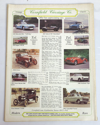 Practical Classics & Car Restorer Vol. 1 No. 8 1980 Magazine In Good Condition