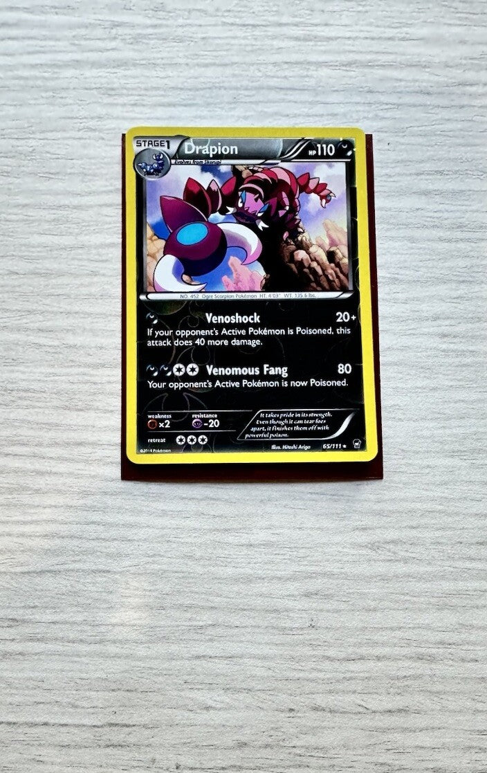 Drapion Pokemon Reverse Holo Dark Card Year 2014 (5243)