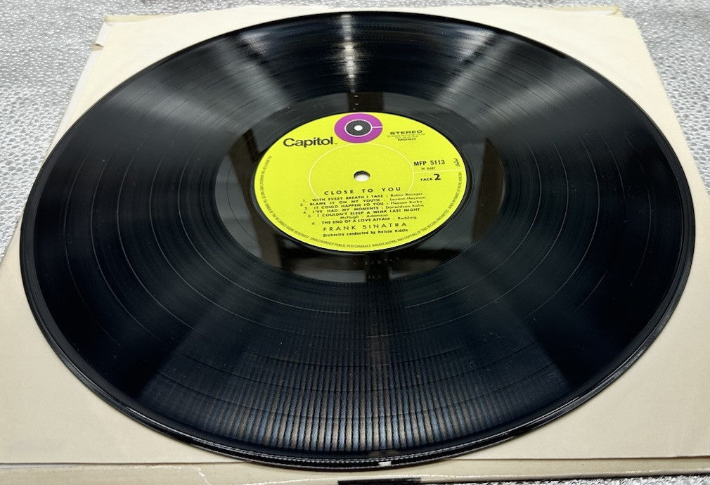 Frank Sinatra – Close To You Record In Good Condition 6424