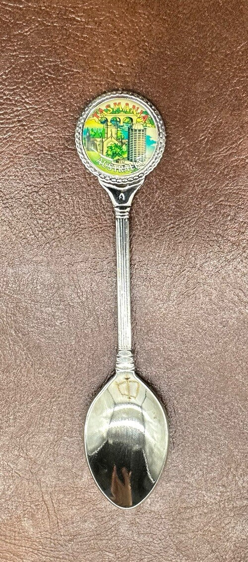 Souvenir Spoon Tasmania Australia , silver plated, Collectors In OK Cond