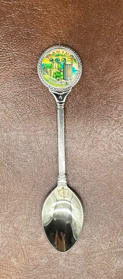 Souvenir Spoon Tasmania Australia , silver plated, Collectors In OK Cond