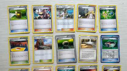 20 X Pokemon Trainer Cards Collection Random Years & Series 6388