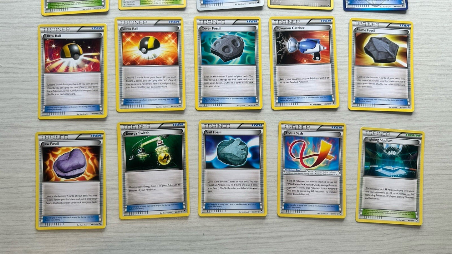 20 X Pokemon Trainer Cards Collection Random Years & Series 6388