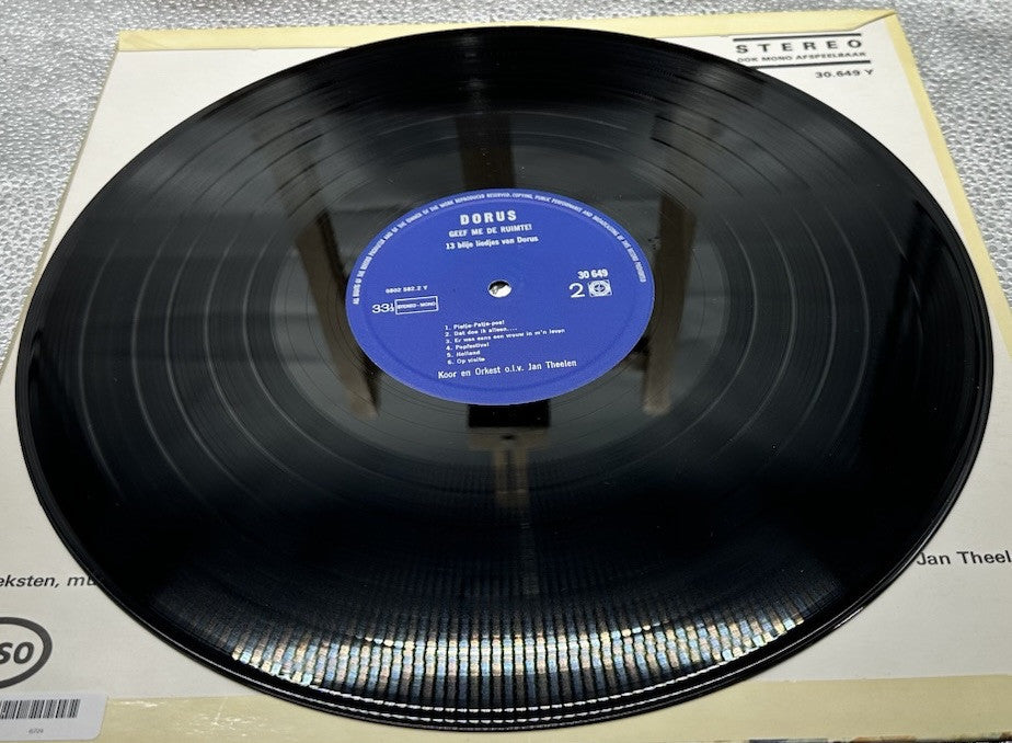 Dorus – Geef Me De Ruimte ! Record In Good Condition6724