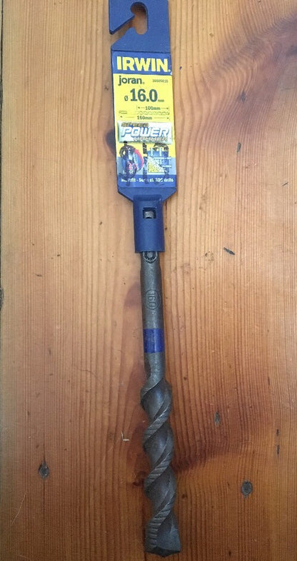 Irwin Joran Multi-Fit Shank 16.0mm 100/160 SDS Speed Power Hammer Masonry Drill