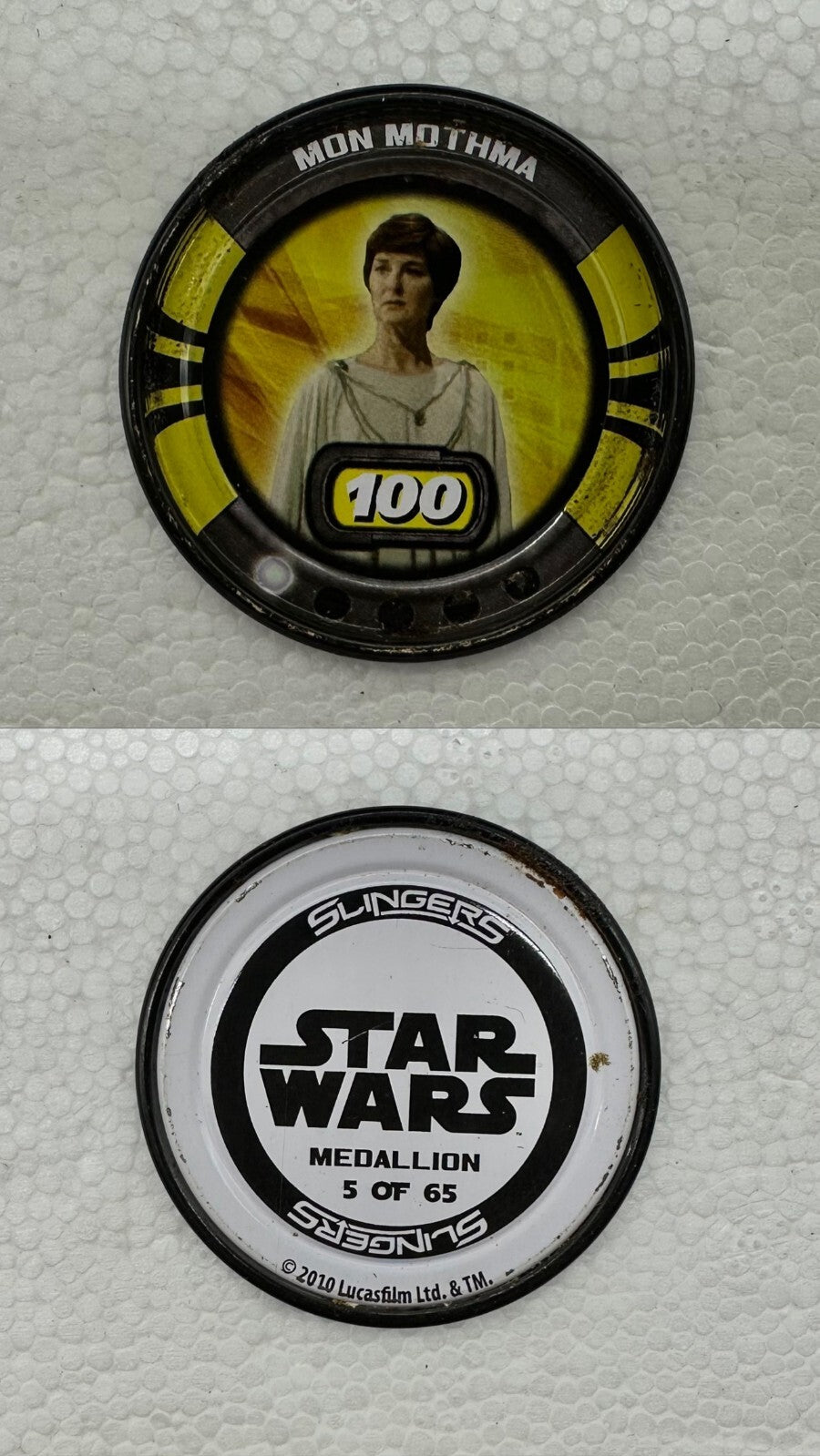 STAR WARS Slingers Metal Medallion Medals 2010 LUCASFILM In Good Condition