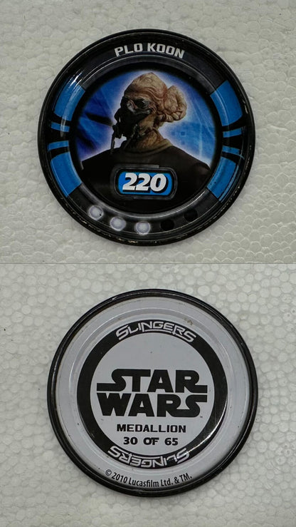STAR WARS Slingers Metal Medallion Medals 2010 LUCASFILM In Good Condition