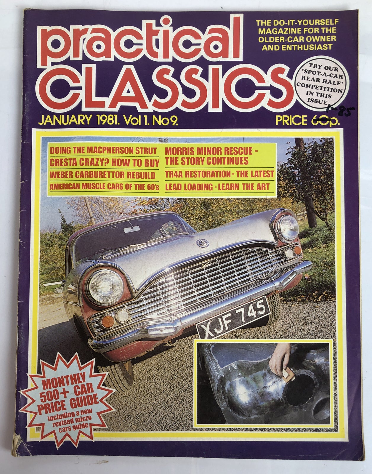 Practical Classics & Car Restorer Vol. 1 No. 9 1981 Magazine In Good Condition