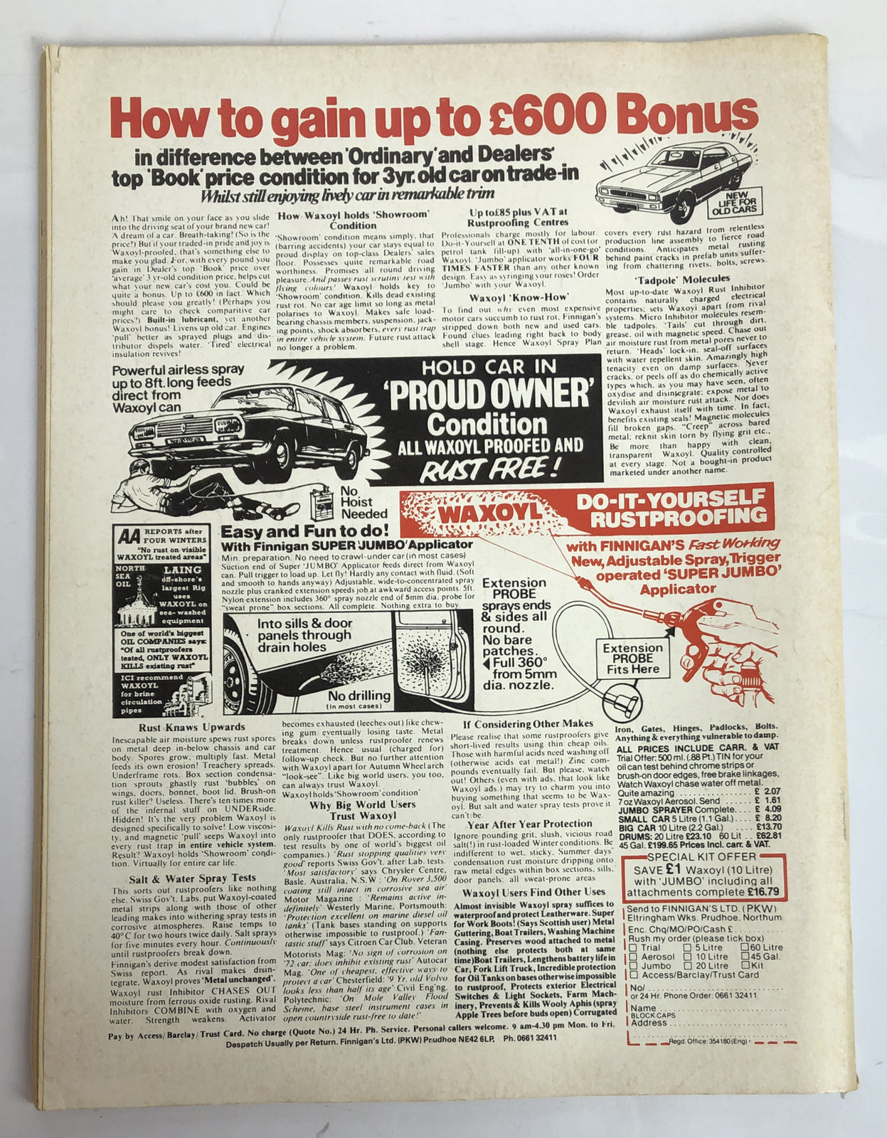 Practical Classics & Car Restorer Vol. 1 No. 9 1981 Magazine In Good Condition