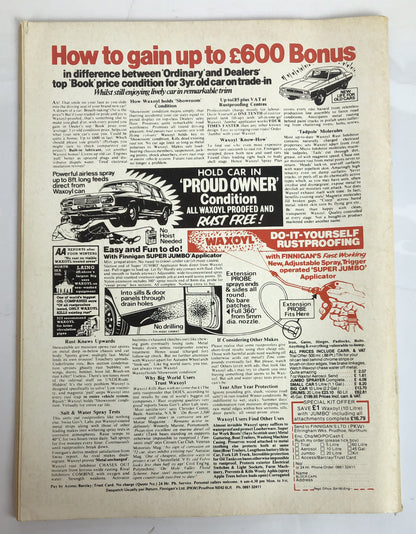 Practical Classics & Car Restorer Vol. 1 No. 9 1981 Magazine In Good Condition