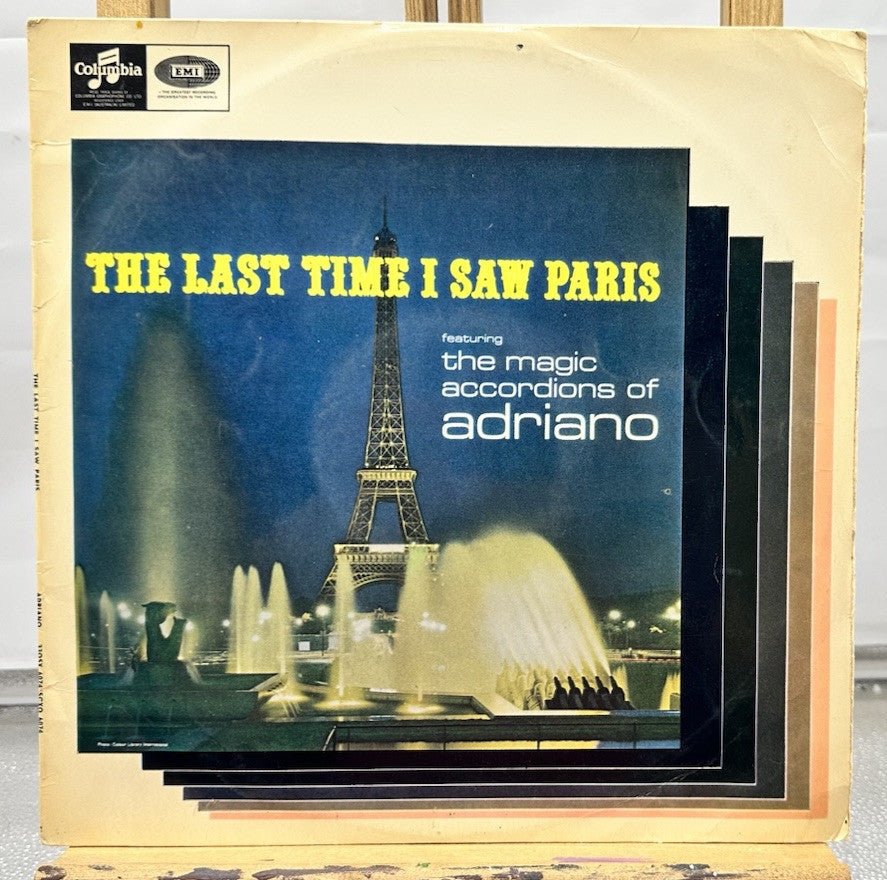 The Last Time I Saw Paris - The Magic Accordions Of Adriano Record In GC 7717