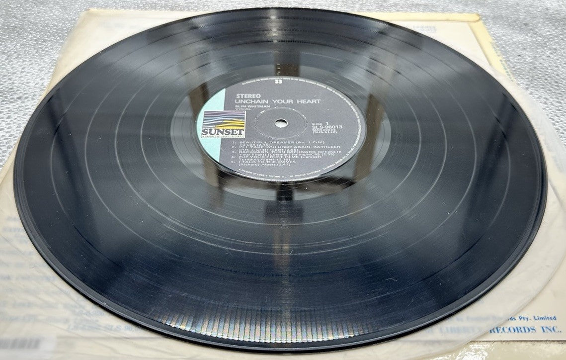 Slim Whitman – Unchain Your Heart Record In Good Condition 6748