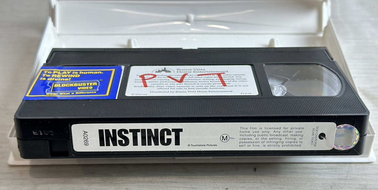 Instinct - VHS / VCR Ex-Rental In Good Condition - 4957