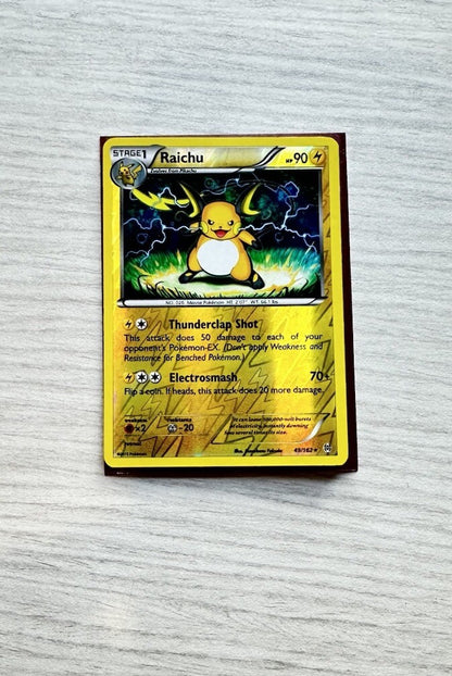 Raichu Pokemon Reverse Holo Electric Card Year 2015 (5243)