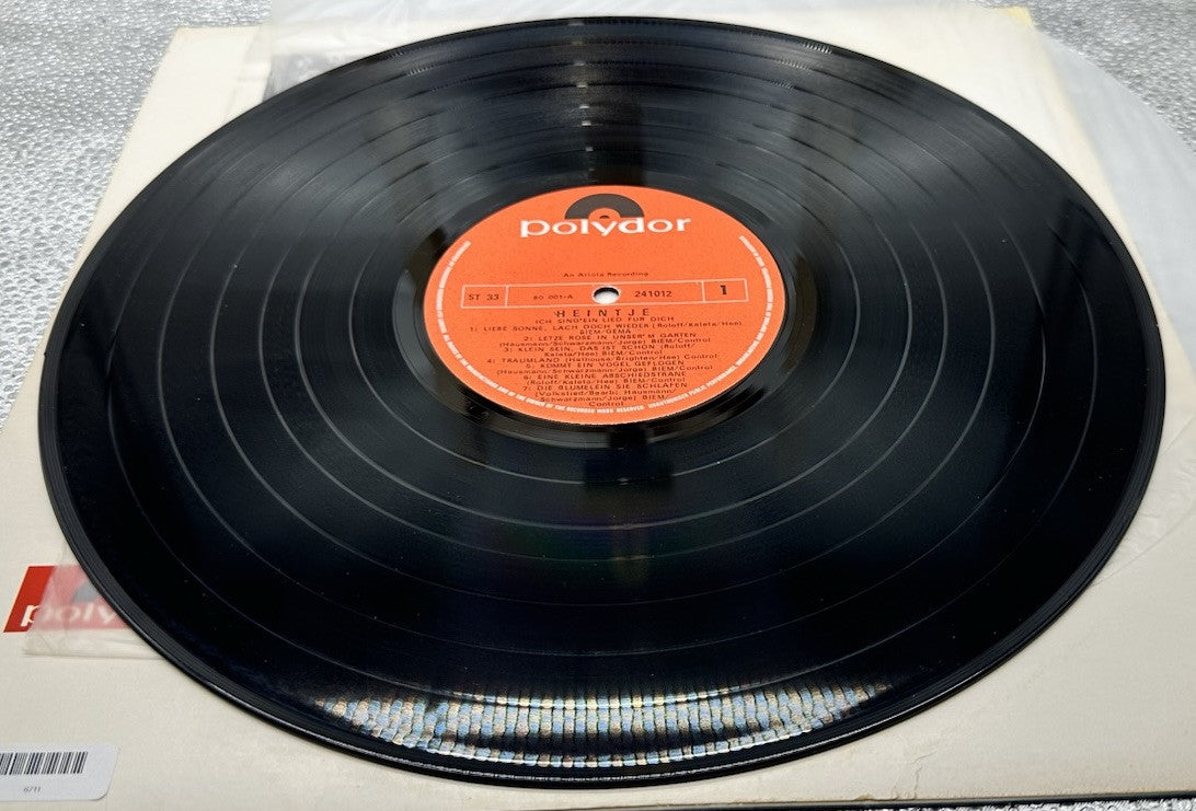 Heintje - I Sing A Song For You Record In Good Condition 6711