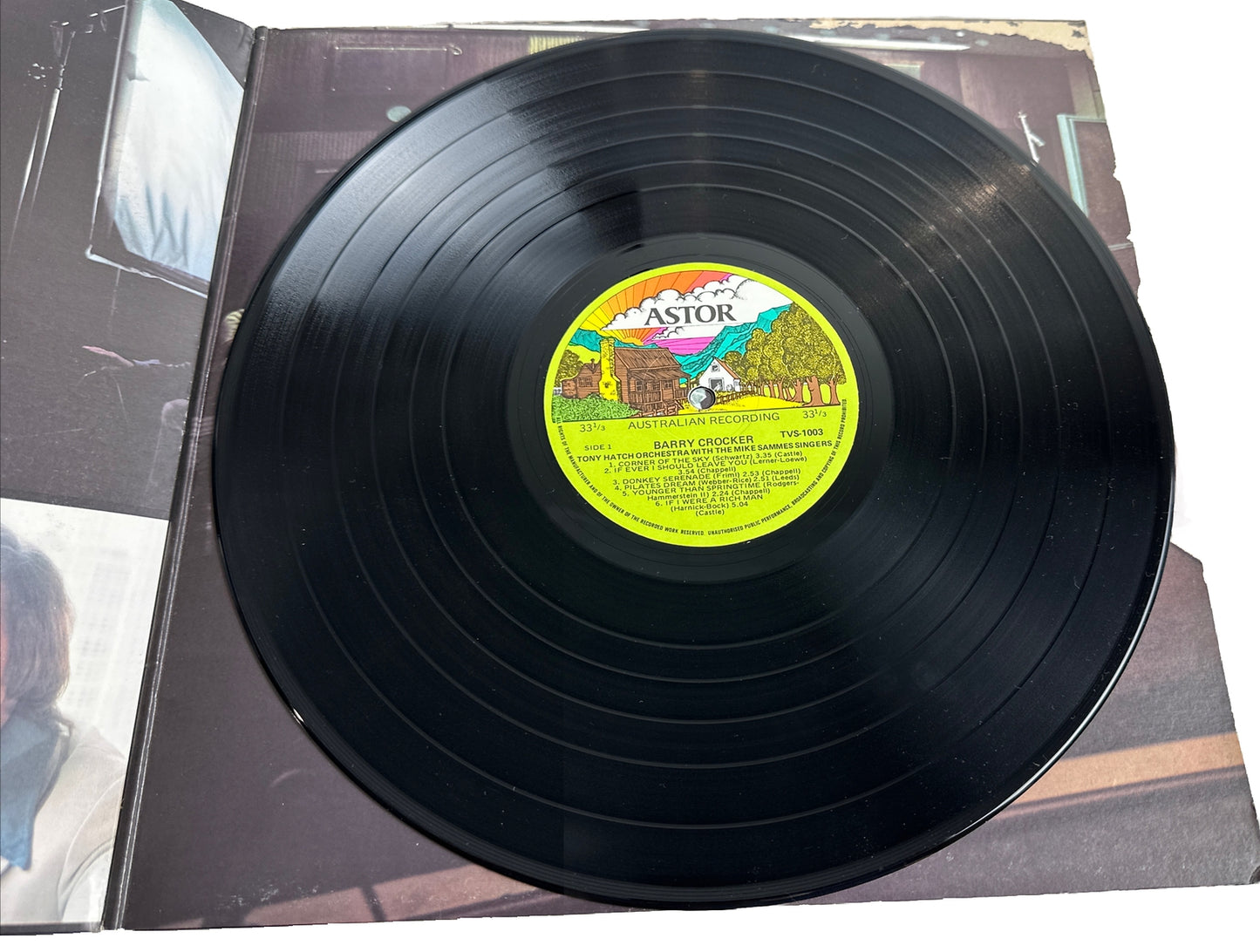 Barry Crocker - Tony Hatch Orchestra - 12" Record 4519
