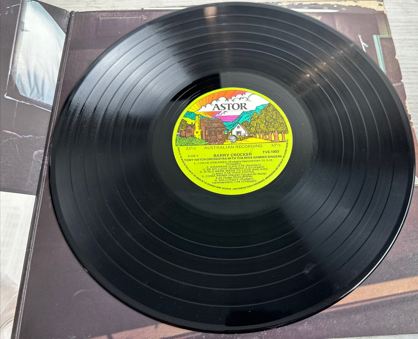 Barry Crocker - Tony Hatch Orchestra - 12" Record 4519