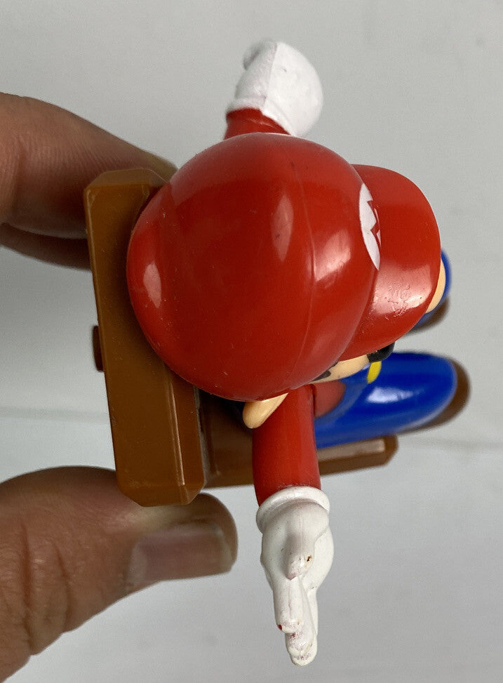 Super Mario Nintendo Mario block Chair Hand Moving Figure 10cm In VGC 2782
