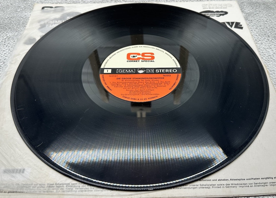 Die Grosse Stimmungs Lokomotive Record In Good Condition 6617
