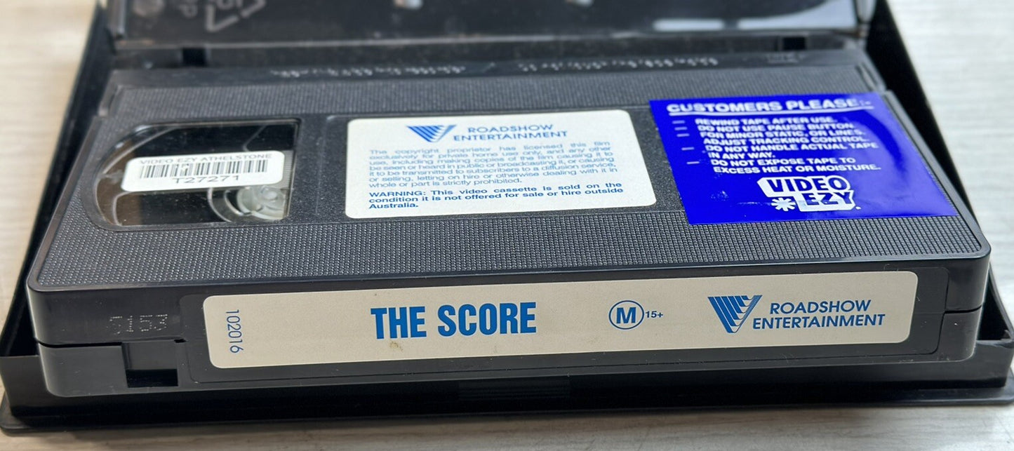 The Score - Ex-Rental VHS - In Good Condition - 4944