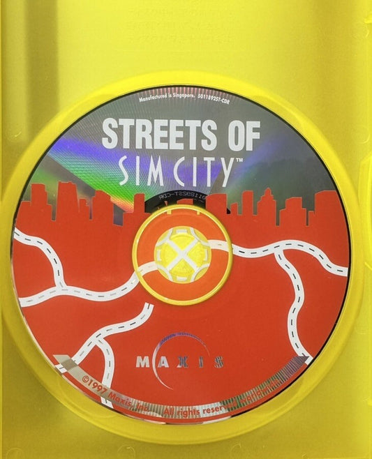 Streets Of Sim City Game DISC ONLY In Good Condition 6568