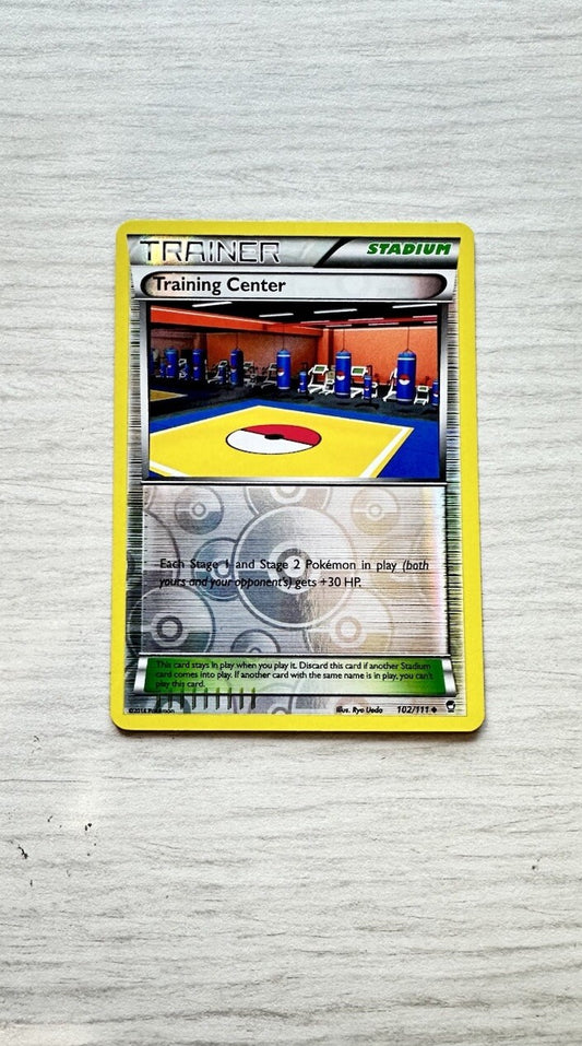 Training Center Pokemon Reverse Holo Trainer Card Year 2014 (6385)
