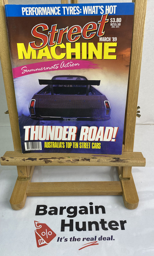 Street Machine March 1989 Magazine In Good Condition