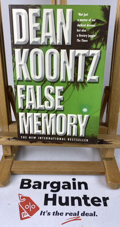 False Memory Deab Koontz Novel In Good Condition