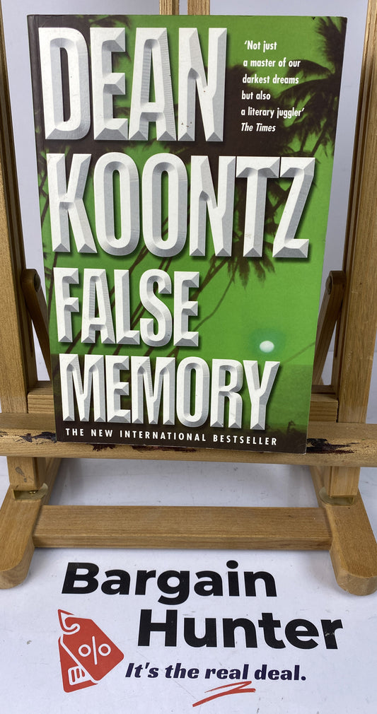 False Memory Deab Koontz Novel In Good Condition