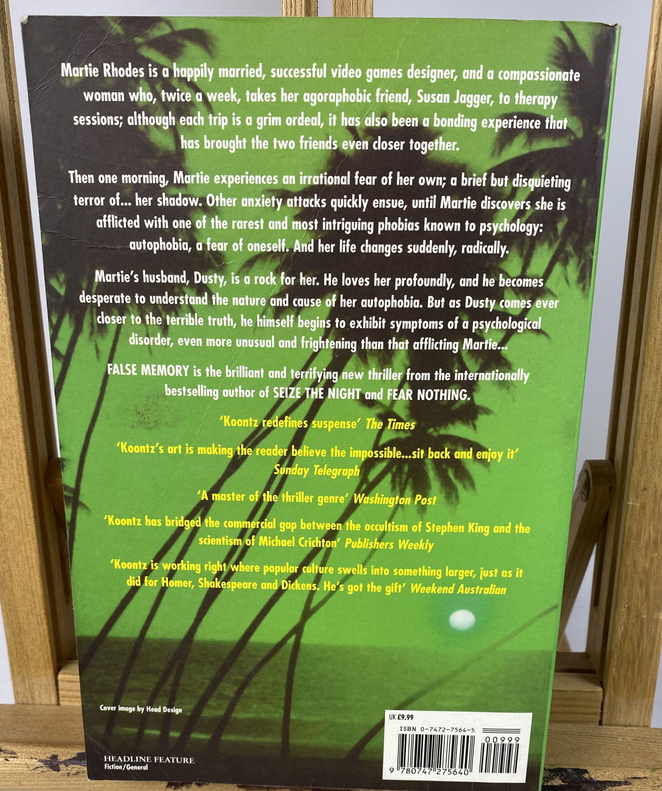 False Memory Deab Koontz Novel In Good Condition