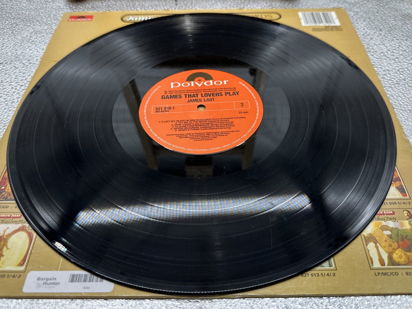 James Last - Games That Lovers Play Record In Good Condition 6701