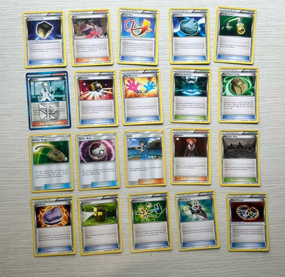 20 X Pokemon Trainer Cards Collection Random Years & Series 6388