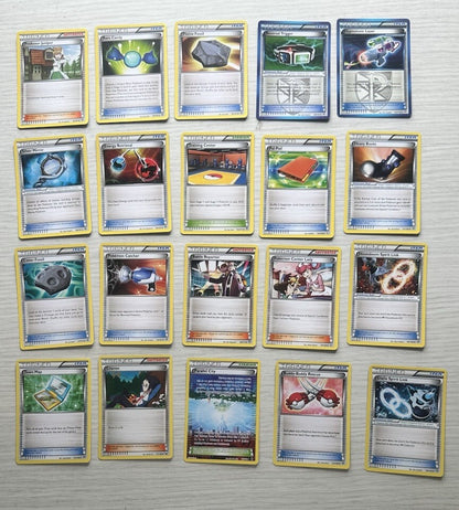 20 X Pokemon Trainer Cards Collection Random Years & Series 6388