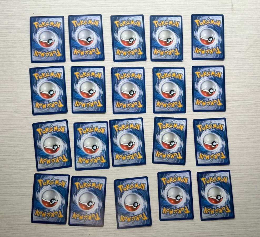 20 X Pokemon Trainer Cards Collection Random Years & Series 6388