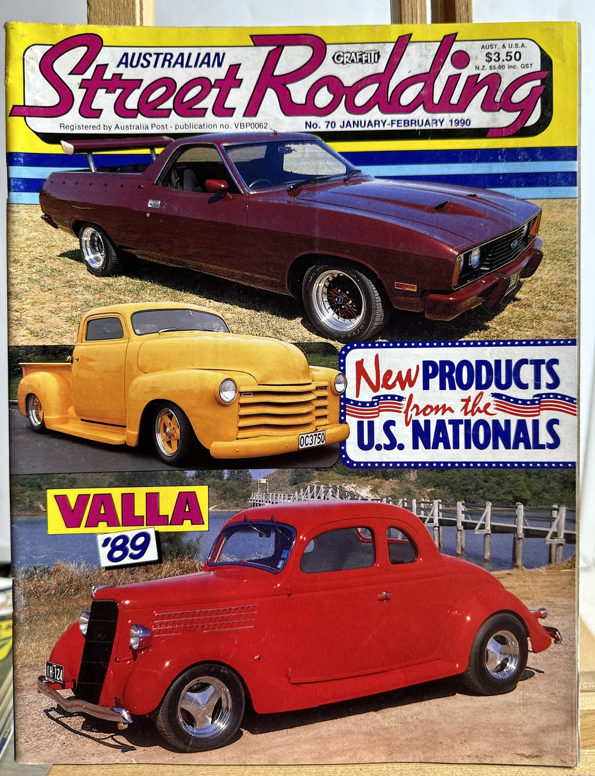 Graffiti Australian Street Rodding Magazine No.70 January/February 1990 In VGC
